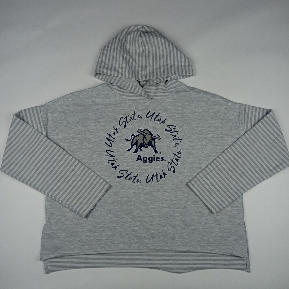 Utah State Aggies Hoodie Sweatshirt Sweater NCAA Women's Ladies Large Pullover
